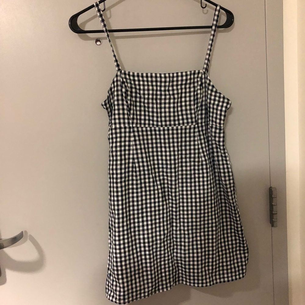 Trendy Gingham Mini Dress